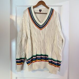 Rowing Blazers Cream Knit Sweater